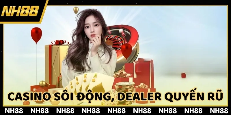 Casino đẳng cấp với dealer quyến rũ và không gian sôi động tại Sexy AWC